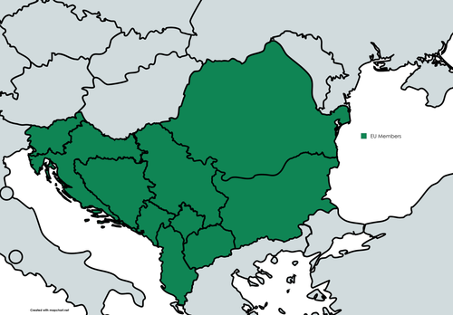 Protesters in Bratislava, Slovakia, gather to demonstrate against the country’s pro-Russia prime minister, Robert Fico, 7 February 2025.